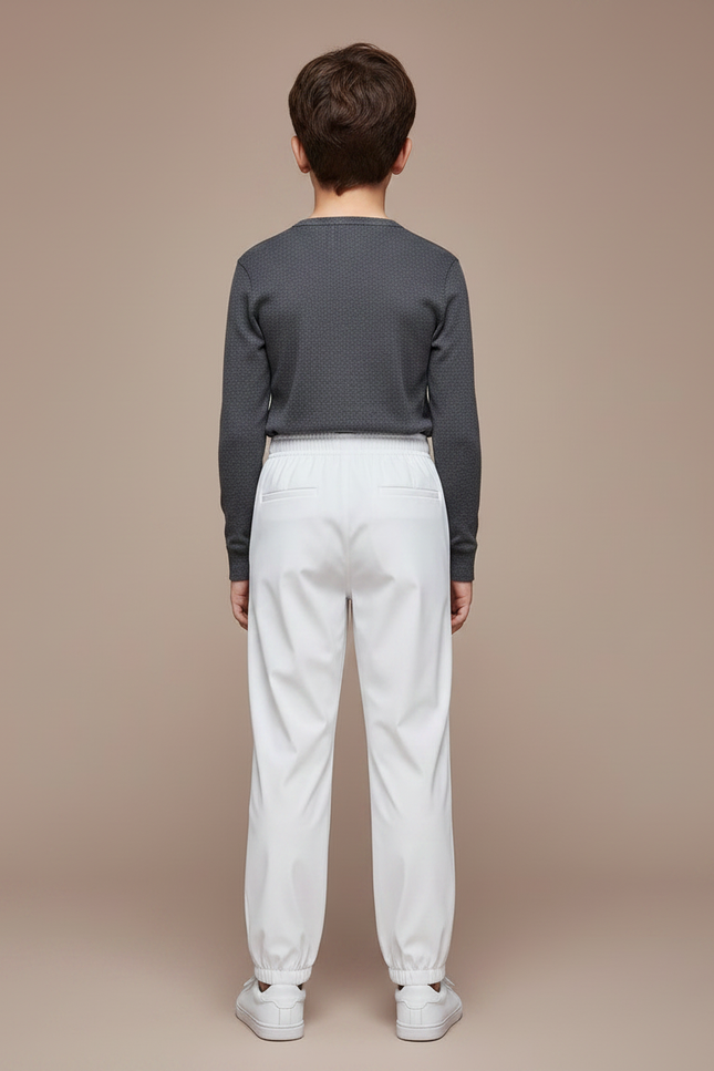 Pantalon De Pluie Blanc Enfant Imperméable Décontracté - Polyester - vue 2