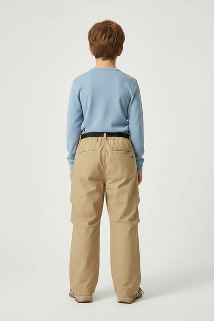 Pantalon De Pluie Beige Ample Nylon Enfant - Polyester - vue 2