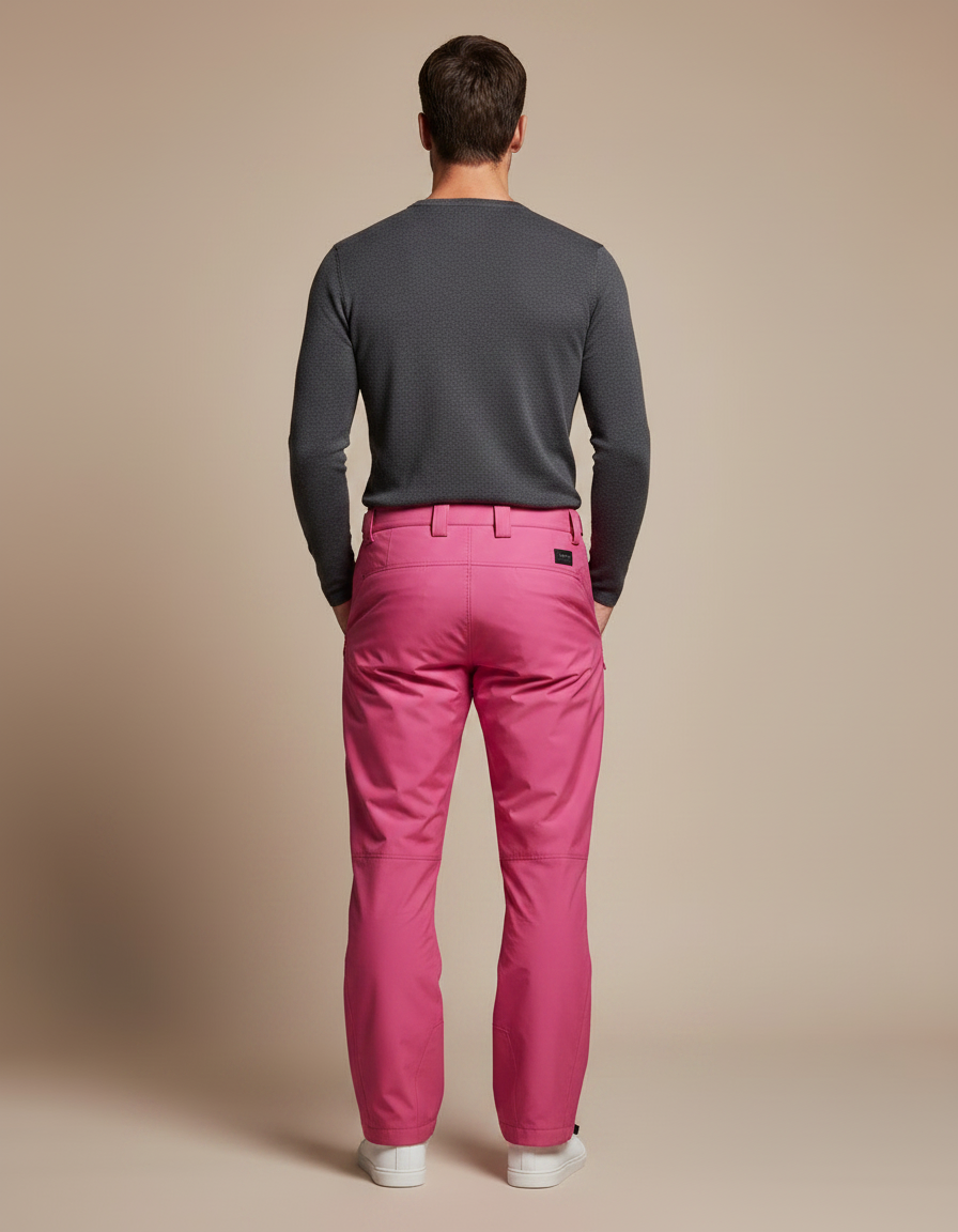 Pantalon De Pluie Rose Imperméable Sport Homme - Polyester - vue 2
