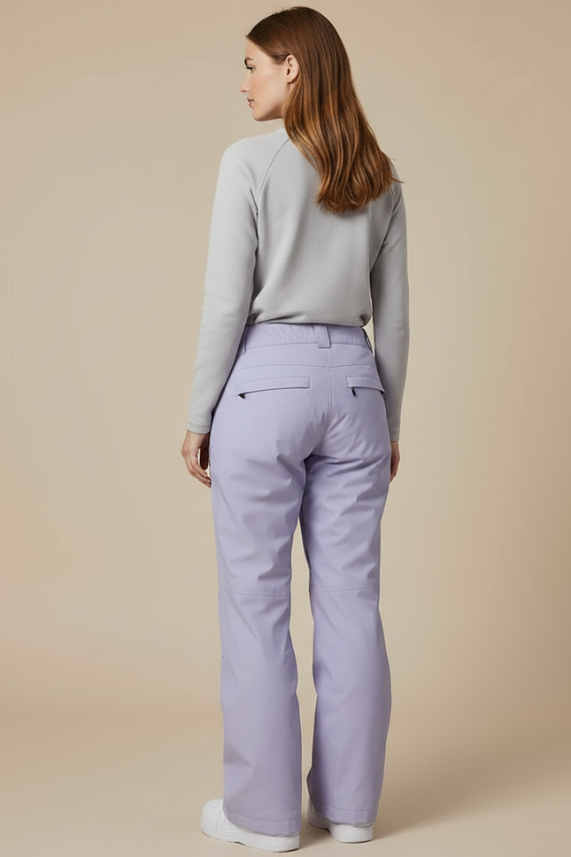Pantalon De Pluie Lavande Ample Imperméable Ski Femme - Violet Polyester - vue 2