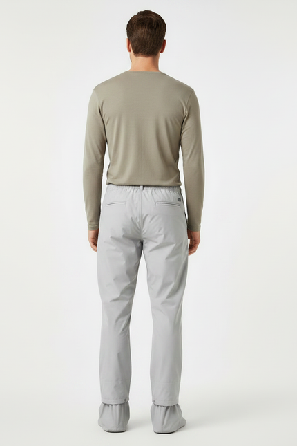 Pantalon De Pluie Gris Imperméable Homme Léger Sportif - Polyester - vue 2