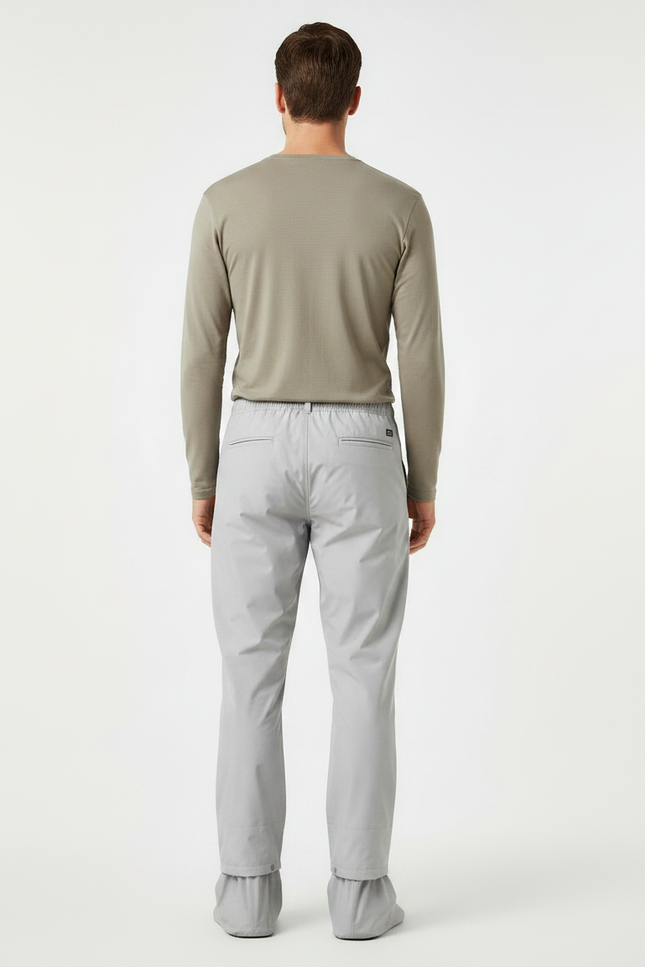 Pantalon De Pluie Gris Imperméable Homme Léger Sportif - Polyester - vue 2