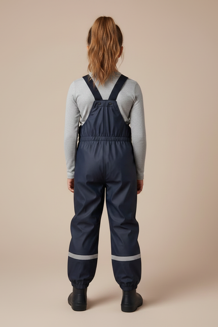 Ciré Pantalon De Pluie - Marine Polyester - vue 2
