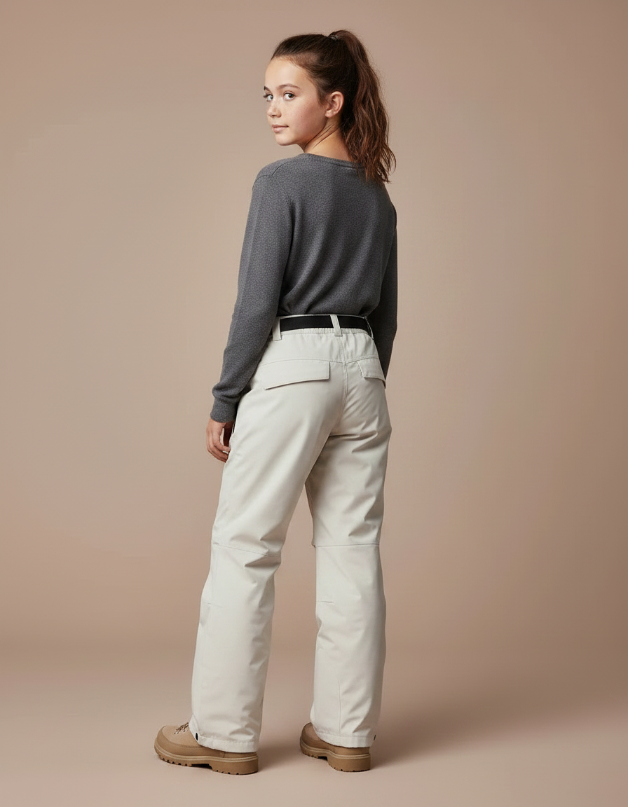Pantalon De Pluie Beige Ample Imperméable Enfant Sport - Polyester - vue 2