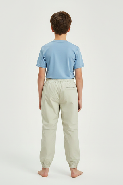 Pantalon De Pluie Beige Imperméable Enfant Sportif Cargo - Polyester - vue 2