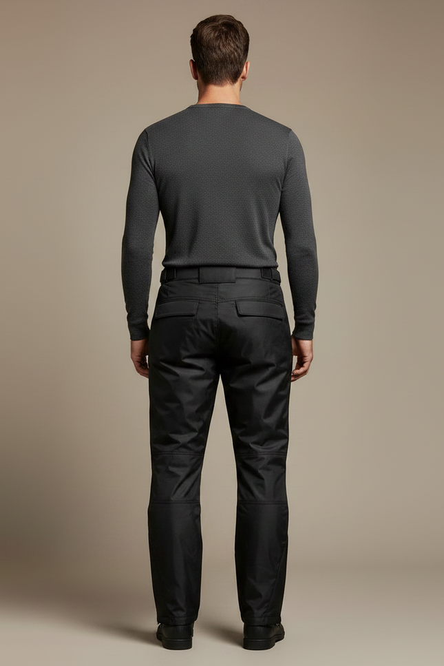 Veste Pantalon De Pluie Moto - Noir Polyester - vue 2