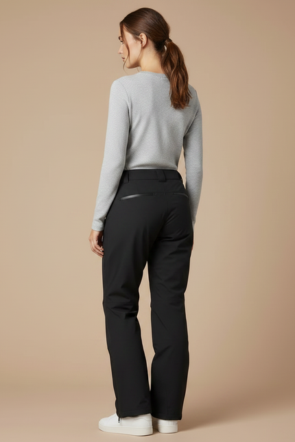 Pantalon De Pluie Noir Imperméable Sport Montagne Femme - Polyester - vue 2