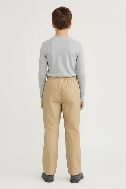 Pantalon De Pluie Beige Imperméable Enfant Décontracté - Polyester - vue 2
