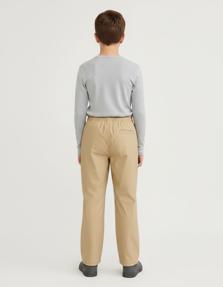 Pantalon De Pluie Beige Imperméable Enfant Décontracté - Polyester - vue 2