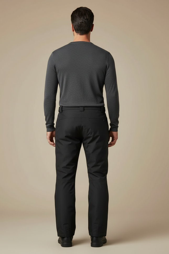 Pantalon De Pluie Noir Imperméable Homme Résistant Coupe-Vent - Polyester - vue 2