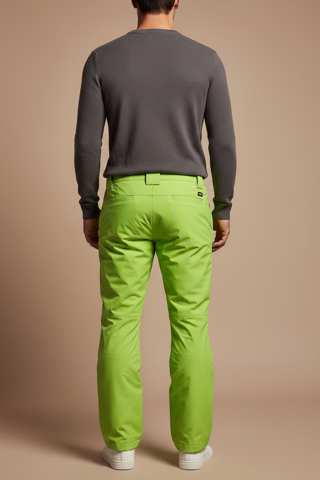 Pantalon De Pluie Vert Fluorescent Imperméable Sport Homme - Polyester - vue 2