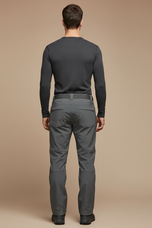 Pantalon De Pluie Gris Cargo Imperméable Homme Tactique - Polyester - vue 2