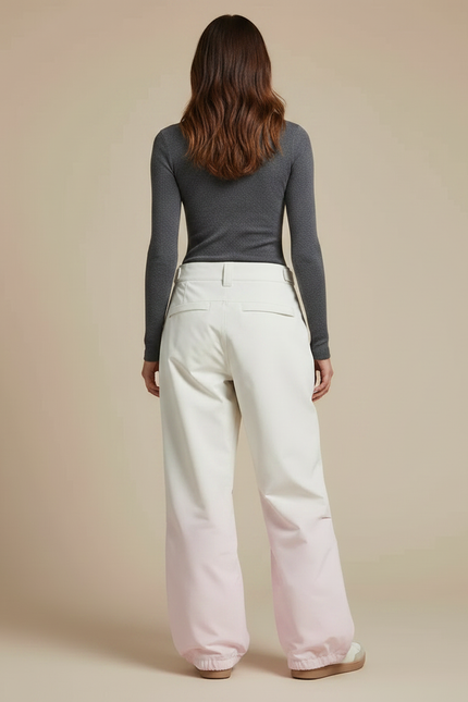 Pantalon De Pluie Dégradé Rose Ample Imperméable Femme - Polyester - vue 2