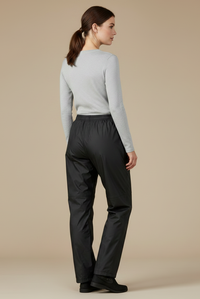 Pantalon De Pluie De Travail - Noir Polyester - vue 2