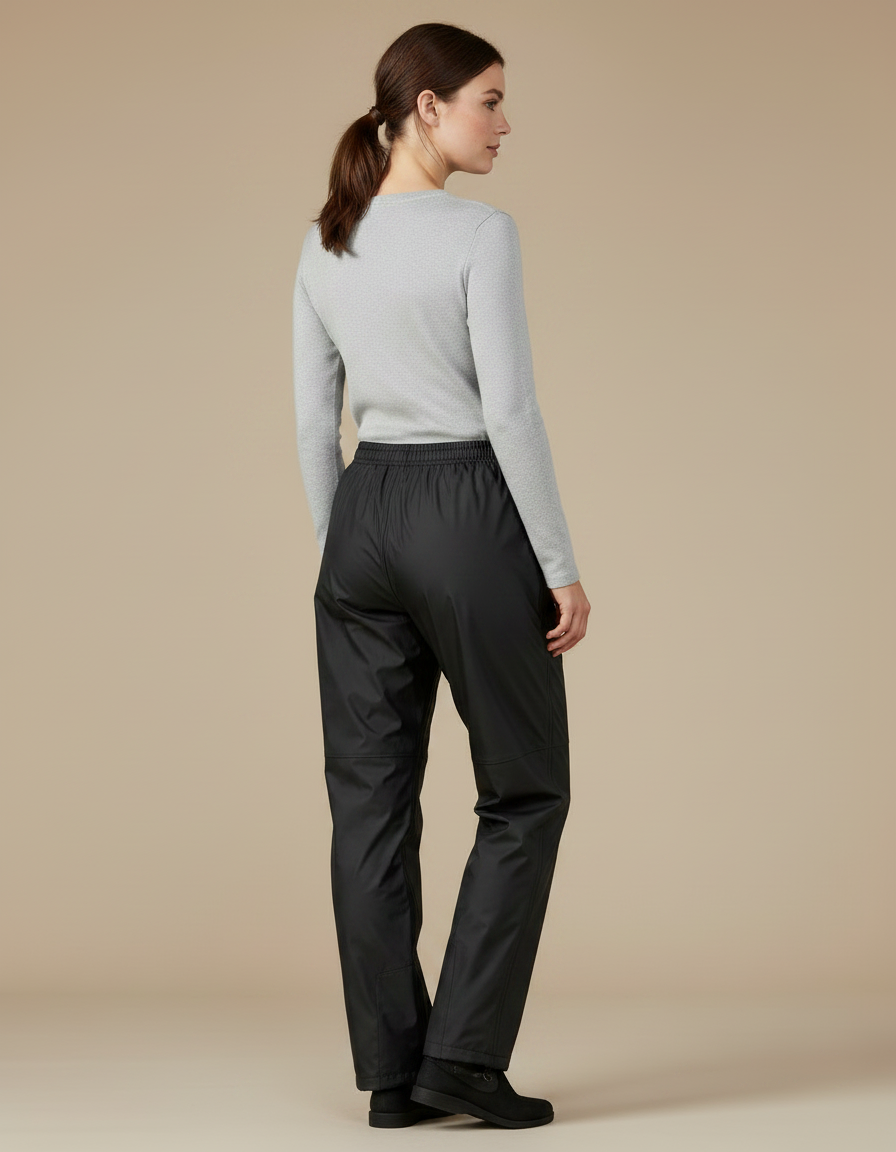 Pantalon De Pluie De Travail - Noir Polyester - vue 2