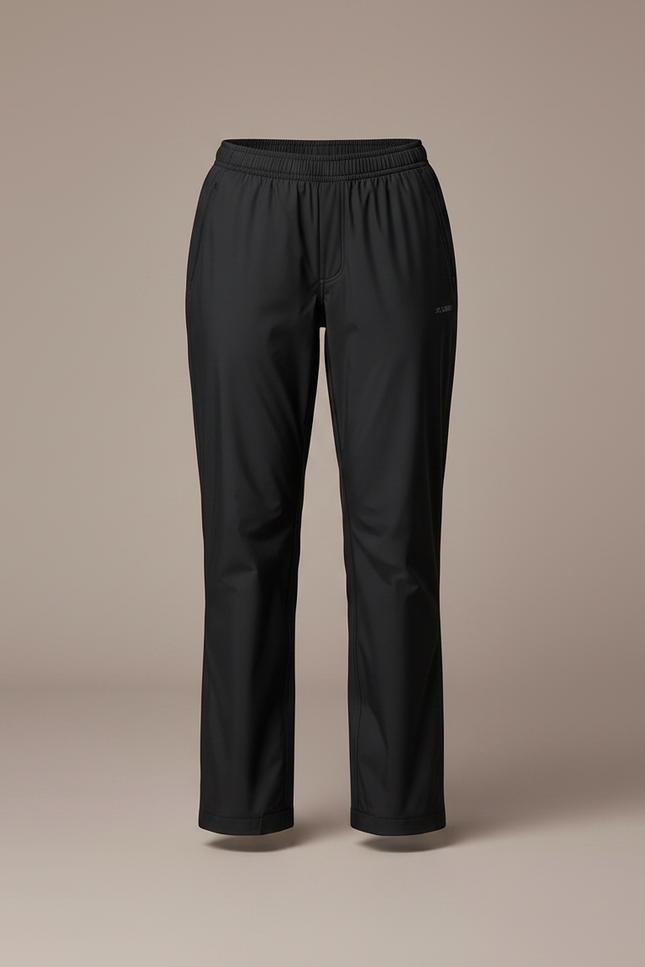 Pantalon De Pluie Noir Ample Imperméable Décontracté Femme - Polyester - vue 3