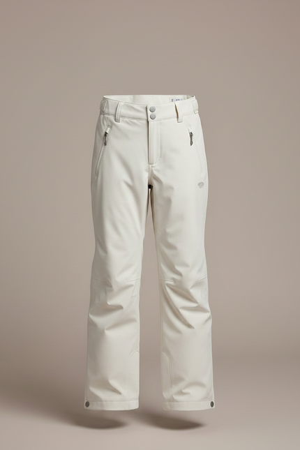 Pantalon De Pluie Crème Imperméable Enfant Ski Hiver - Blanc Polyester - vue 3