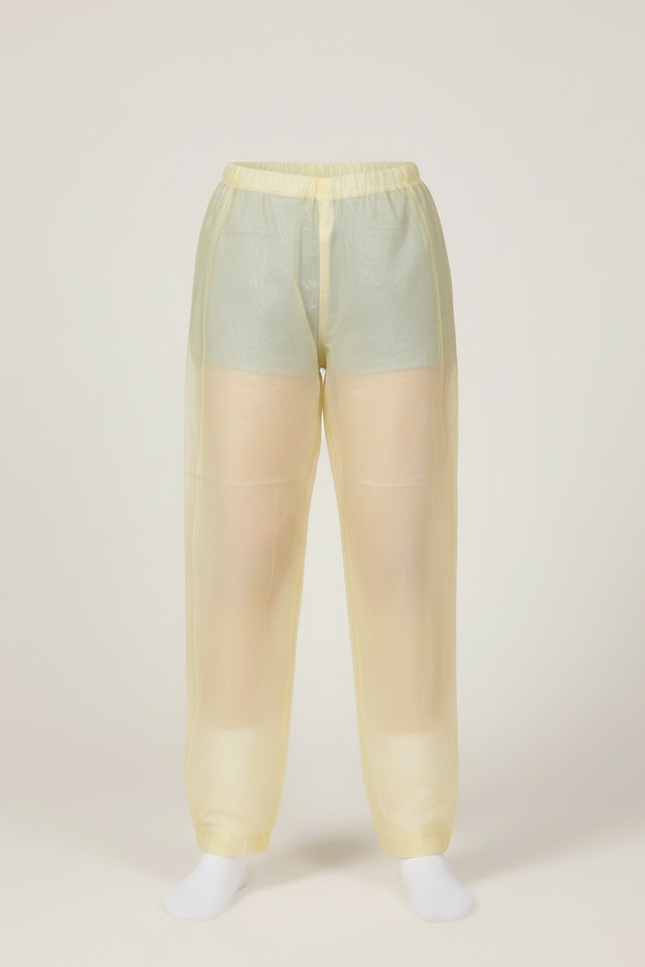 Pantalon De Pluie Jaune Transparent Enfant Léger Imperméable - Polyester - vue 3
