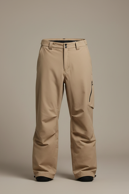 Pantalon De Pluie Beige Ample Imperméable Homme Décontracté - Gabardine - vue 3