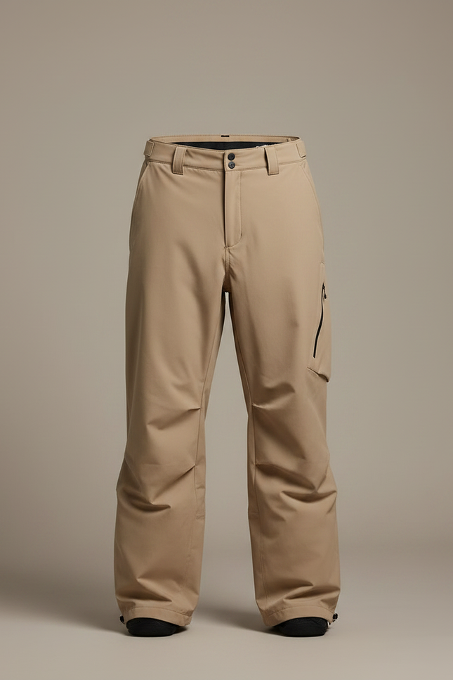 Pantalon De Pluie Beige Ample Imperméable Homme Décontracté - Gabardine - vue 3
