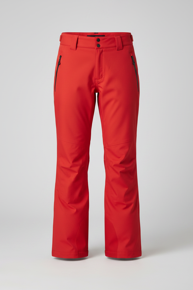 Pantalon De Pluie Rouge Ample Imperméable Ski Femme - Polyester - vue 3