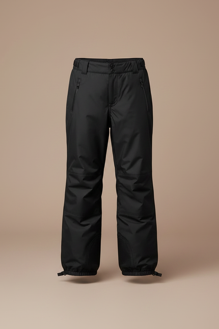 Pantalon De Pluie Noir Imperméable Enfant Ski Hiver - Polyester - vue 3