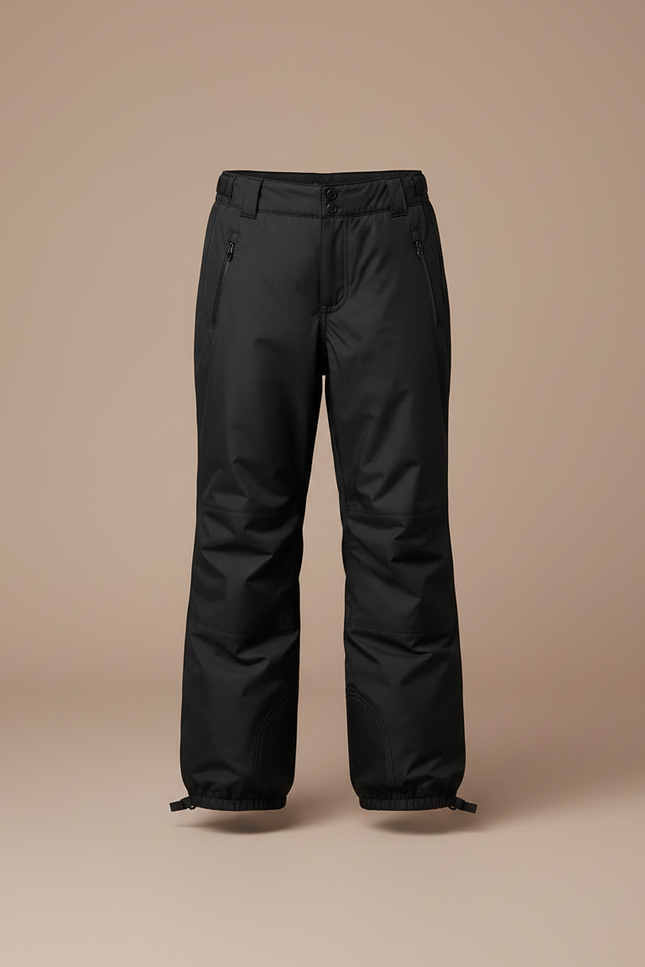 Pantalon De Pluie Noir Imperméable Enfant Ski Hiver - Polyester - vue 3