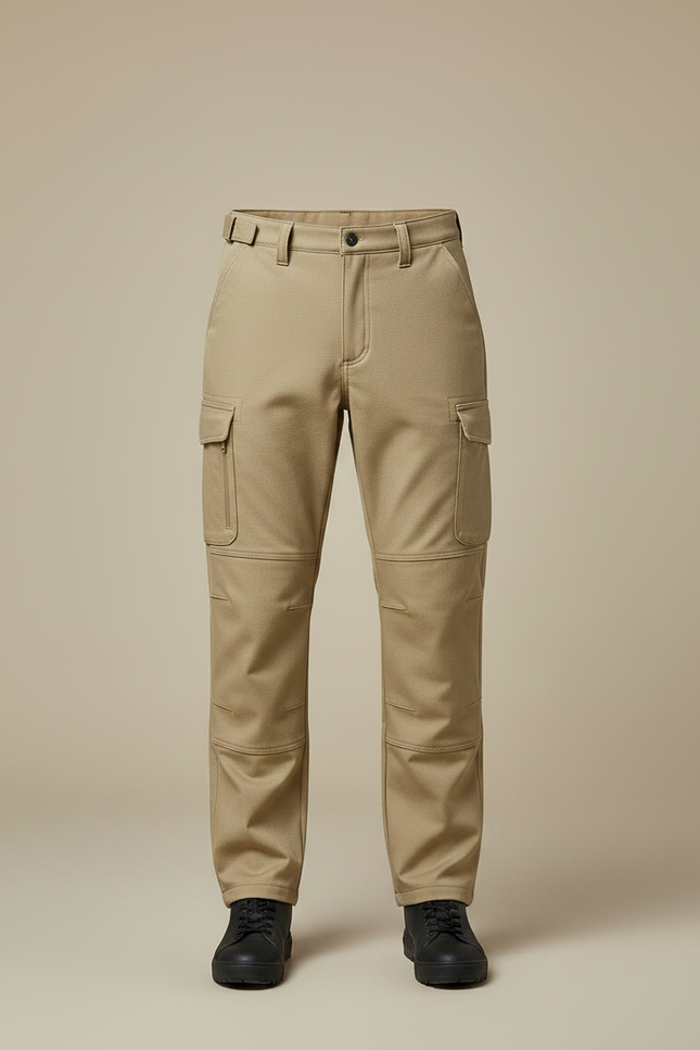 Pantalon De Pluie Beige Cargo Homme Décontracté - Toile - vue 3