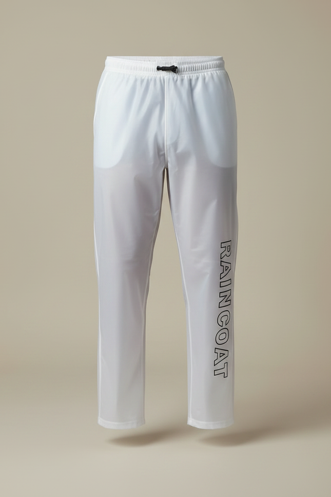 Pantalon De Pluie Blanc Transparent Imperméable Homme Décontracté - Polyester - vue 3