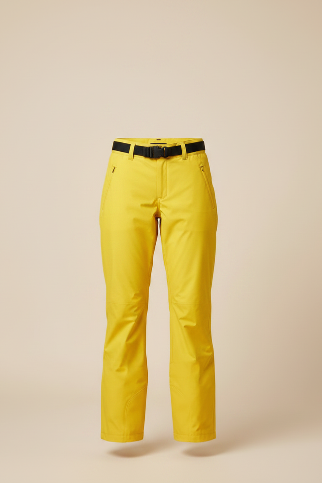 Pantalon De Pluie Jaune Bretelles Amovibles Imperméable Femme - Polyester - vue 3