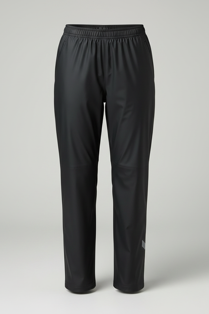 Pantalon De Pluie Noir Imperméable Femme Décontracté Stylé - Polyester - vue 3
