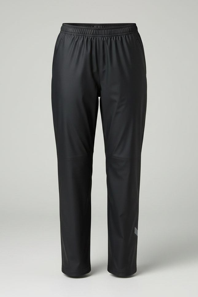 Pantalon De Pluie Noir Imperméable Femme Décontracté Stylé - Polyester - vue 3