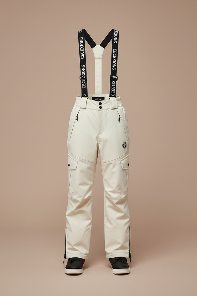 Pantalon De Pluie Beige Cargo Imperméable Enfant - Polyester - vue 3