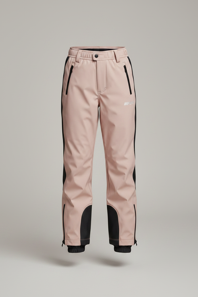 Pantalon De Pluie Rose Imperméable Sport Zippé Enfant - Polyester - vue 3