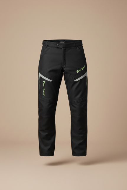Pantalon Pluie Moto Doublure Amovible - Noir Polyester - vue 3