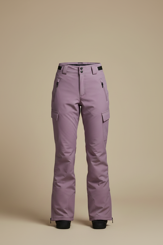 Pantalon De Pluie Violet Imperméable Bretelles Femme - Polyester - vue 3