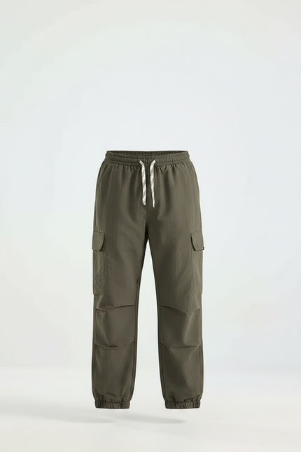 Pantalon De Pluie Kaki Ample Impermééable Enfant - Polyester - vue 3