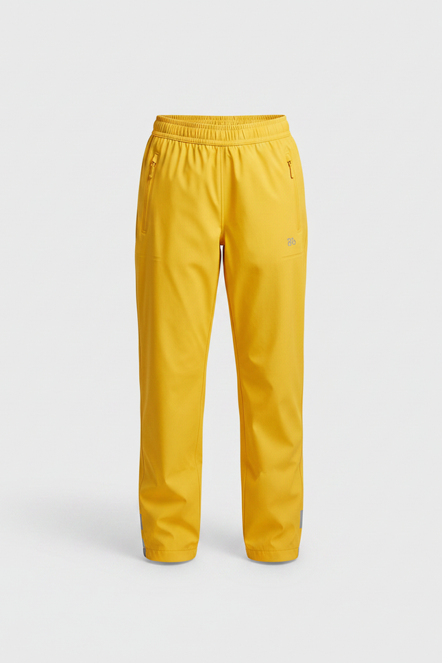Pantalon De Pluie Jaune Imperméable Réfléchissant Enfant - Polyester - vue 3