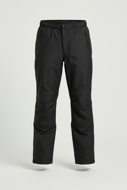 Pantalon De Pluie Noir Imperméable Enfant Droit Résistant - Polyester - vue 3