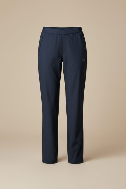 Pantalon De Pluie Femme Marine Imperméable Décontracté Léger - Polyester - vue 3