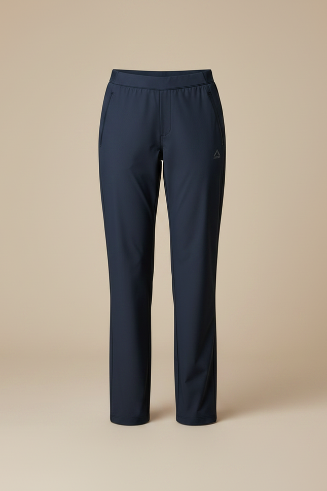 Pantalon De Pluie Femme Marine Imperméable Décontracté Léger - Polyester - vue 3