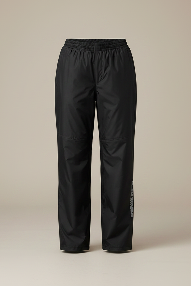 Pantalon De Pluie Noir Imperméable Ample Réfléchissant Femme - Polyester - vue 3
