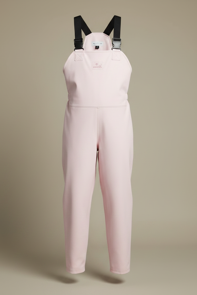 Pantalon De Pluie Rose Bretelles Imperméable Femme - Polyester - vue 3