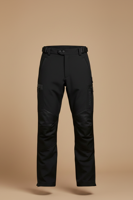Pantalon De Pluie Noir Imperméable Homme Moto Renforcé - Polyester - vue 3