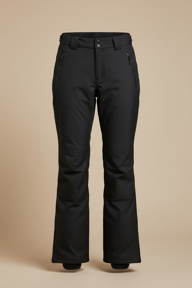 Pantalon De Pluie Noir Imperméable Bretelles Femme - Polyester - vue 3