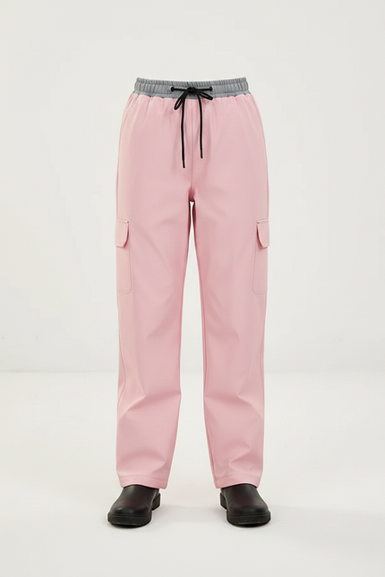 Pantalon De Pluie Rose Imperméable Cargo Enfant - Polyester - vue 3