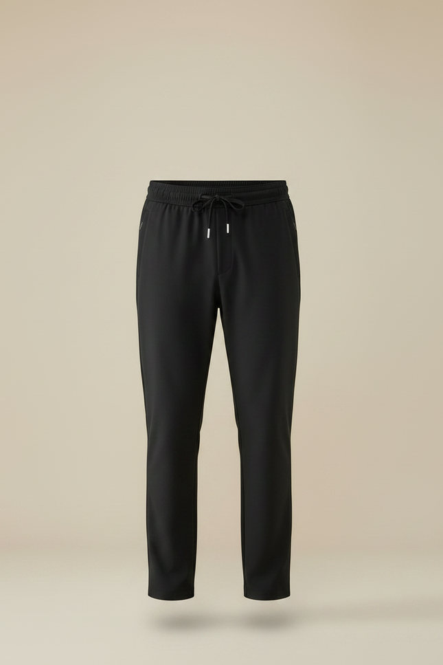 Pantalon De Pluie Noir Décontracté Homme Cordon De Serrage - Polyester - vue 3