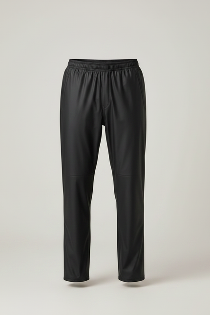 Pantalon De Pluie Noir Imperméable Classique Homme - Polyester - vue 3
