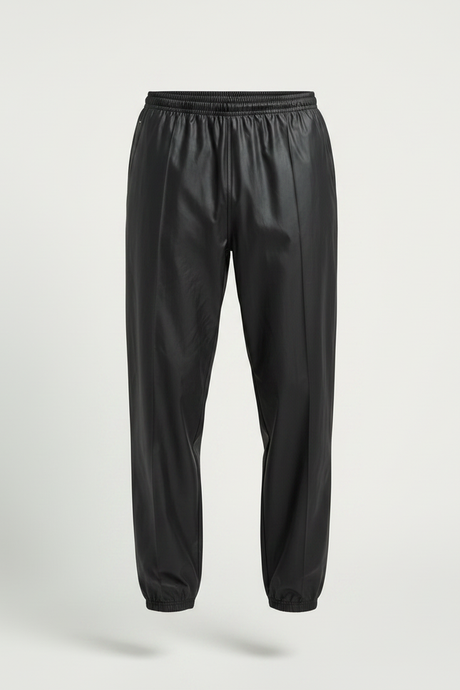 Pantalon De Pluie Noir Ample Imperméable Homme Décontracté - Polyester - vue 3