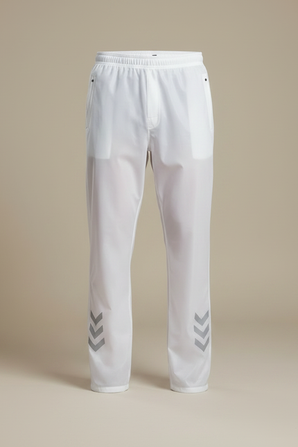 Pantalon De Pluie Transparent Imperméable Réfléchissant Homme - Blanc Polyester - vue 3